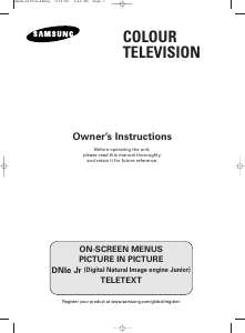 Manual Samsung CS-29M21FQ Television