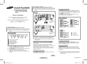 Manual Samsung CS-21Z50MG Television