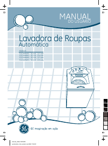 Manual GE TD1038PBVP0 Máquina de lavar roupa