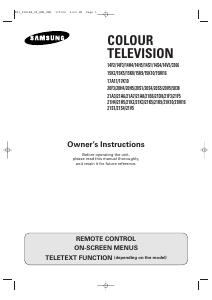 Manual Samsung CS-20R1Z Television