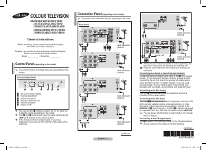 Handleiding Samsung CS21A530FJ Televisie