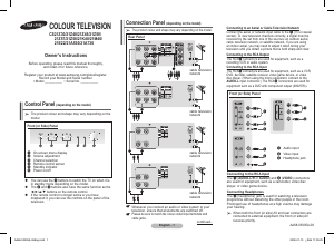 Manual Samsung CS-21Z50SN Television