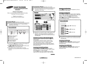 Manual Samsung CS-29Z40PQ Television