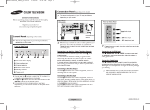 Manual Samsung CB-21K40ML Television