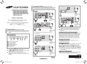 Manual Samsung CS21B750JL Television