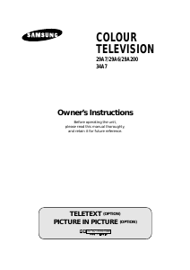 Manual Samsung CS-29A200 Television