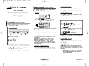 Manual Samsung CS-17K30MK Television