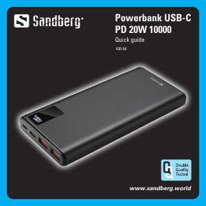 Handleiding Sandberg 420-58 Mobiele oplader