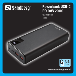 Handleiding Sandberg 420-59 Mobiele oplader