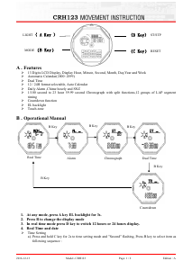 Skmei 1290 best sale watch manual