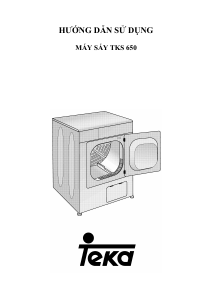 Hướng dẫn sử dụng Teka TKS 650 Máy sấy