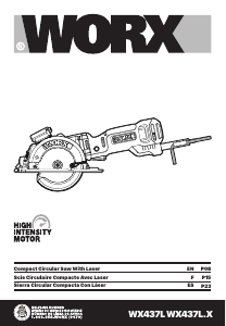 Manual Worx WX437L Circular Saw