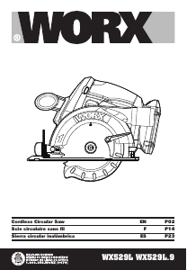 Manual Worx WX529L Circular Saw