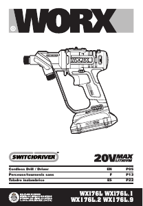 Manual Worx WX176L.9 Drill-Driver