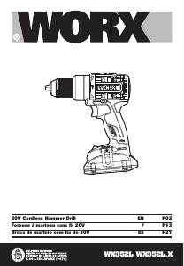 Manual Worx WX352L Drill-Driver