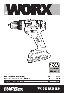 Manual Worx WX101L Drill-Driver