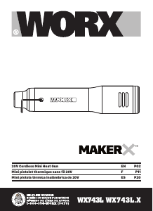 Manual Worx WX743L.9 Heat Gun