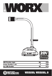 Handleiding Worx WX028L.9 Lamp