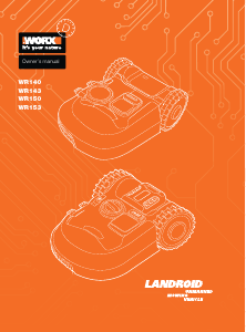 Manual de uso Worx WR140 Landroid Cortacésped