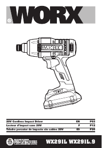 Manual de uso Worx WX291L Atornillador