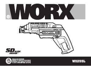 Manual de uso Worx WX255L Atornillador