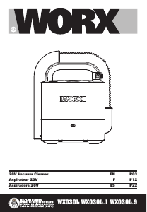 Manual de uso Worx WX030L.9 Aspirador