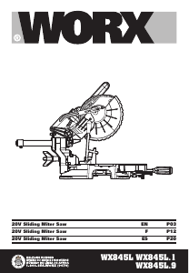 Manual Worx WX845L Mitre Saw