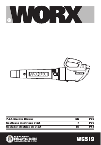 Handleiding Worx WG519 Bladblazer