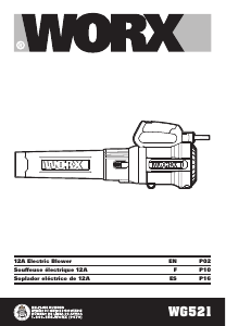 Handleiding Worx WG521 Bladblazer