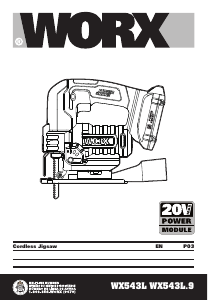 Manual Worx WX543L Jigsaw