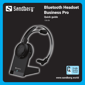Manual Sandberg 126-26 Headset