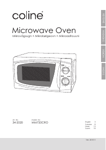 Manual Coline MM720CRO Microwave