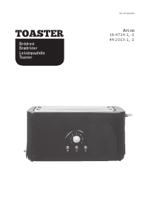 Bedienungsanleitung Clas Ohlson T346BD Toaster