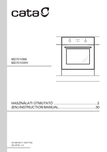 Manual Cata MD 7010 BK Oven