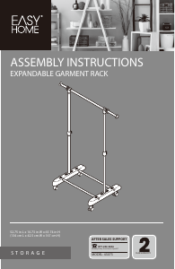 Manual EasyHome 43073 Coat Rack