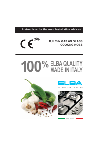 Manual Elba ELIOEN65-445CG Hob