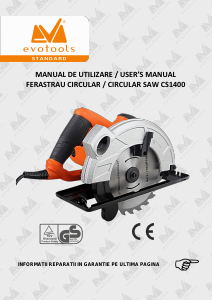Manual Evotools CS1400 Circular Saw