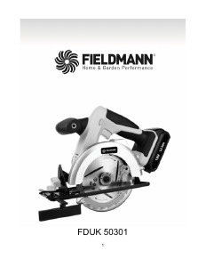 Manual Fieldmann FDUK 50301 Ferăstrău circular