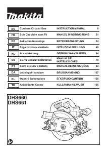 Manual Makita DHS660 Serra circular