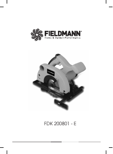 Használati útmutató Fieldmann FDK 200801-E Körfűrész