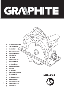 Εγχειρίδιο Graphite 58G493 Κυκλικό πριόνι