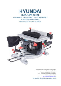 Használati útmutató Hyundai HYD-1803 DUAL Gérfűrész
