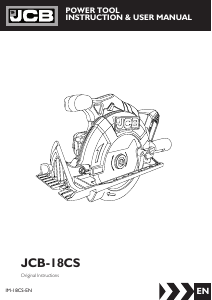 Manual JCB JCB-18CS Circular Saw