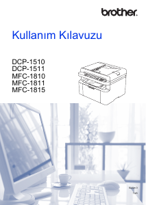 Kullanım kılavuzu Brother DCP-1511 Çok işlevli yazıcı