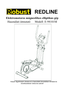 Használati útmutató Robust E-98101M Elliptikus edzőgép