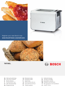 Manual de uso Bosch TAT8611 Tostador
