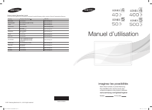 Mode d’emploi Samsung LA32D403E2 Téléviseur LCD