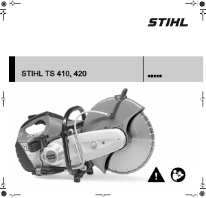 説明書 Stihl TS 410 サーキュラーソー