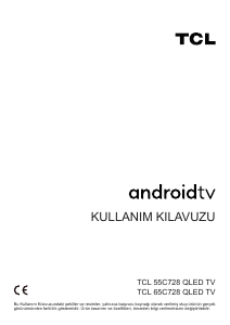 Kullanım kılavuzu TCL 55C728 LED televizyon