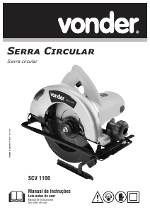 Manual Vonder SCV 1100 Serra circular